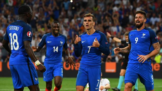 Les notes moyennes des Bleus : la révélation Umtiti, l’explosion Griezmann, la tornade Sissoko