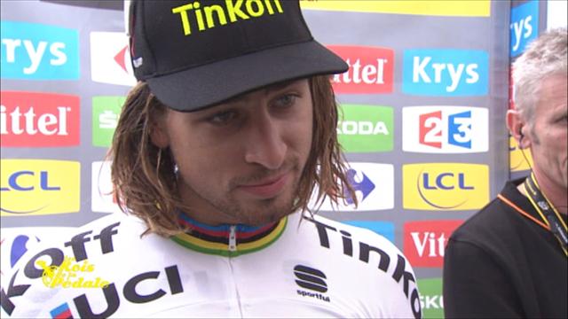 Sagan : "Beaucoup de coureurs ne voulaient pas rouler dans l'échappée" Sagan : "Beaucoup de coureurs ne voulaient pas rouler dans l'échappée"
