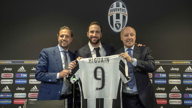 Higuain : « Mon choix de partir, c’est aussi De Laurentiis qui me pousse à le faire »