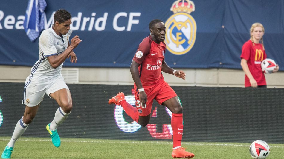 Jordan Ikoné (PSG) contre le Real Madrid en présaison