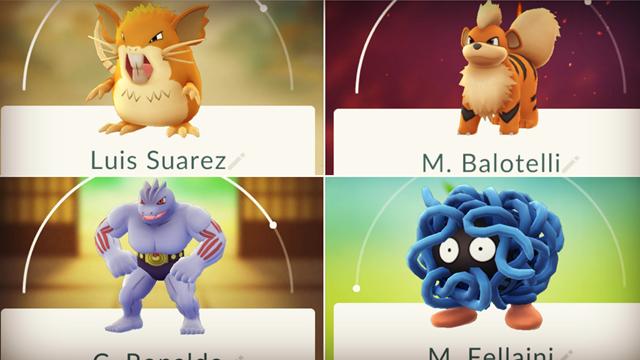 Suarez, Ronaldo, Messi : On a trouvé des stars du foot chez les Pokémons