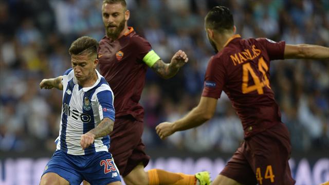 La Roma a tenu le choc (à dix) à Porto, le Celtic est bien parti