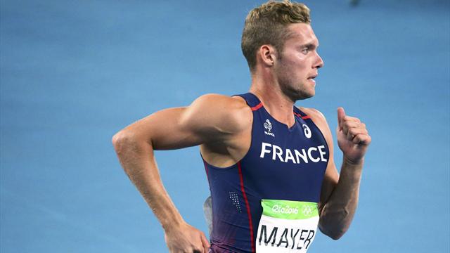Un triathlon lors de la réunion de Ligue de diamant à Paris à l'initiative de Mayer