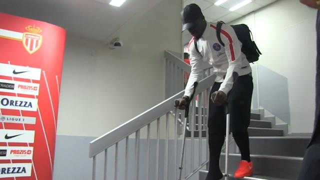 Aurier a quitté Louis-II avec des béquilles