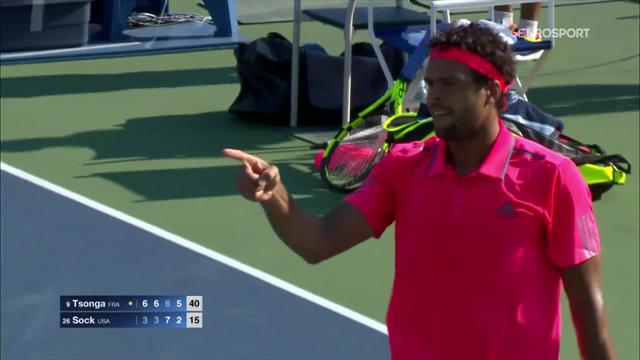 Tsonga a perdu un set, mais jamais le fil de son match : les temps forts de sa victoire contre Sock