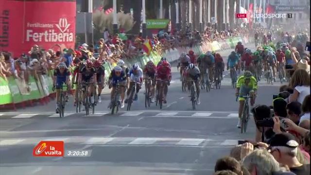 Drucker a su attendre le bon moment : revivez le finish de la 16e étape Drucker a su attendre le bon moment : revivez le finish de la 16e étape