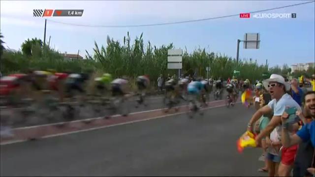 Vuelta, 18 Etappe: Magnus Cort gewinnt den Sprint vor Arndt Vuelta, 18 Etappe: Magnus Cort gewinnt den Sprint vor Arndt