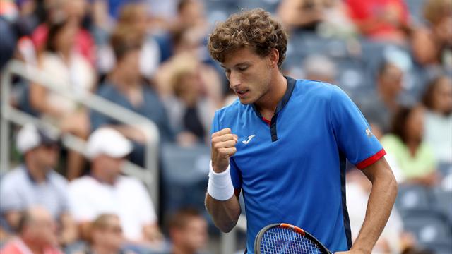 Pablo Carreño se estrena en Moscú con victoria frente a Melzer (3-6, 6-3 y 7-6/2)