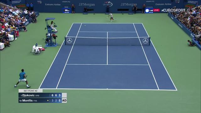 T-shirt déchiré de Djokovic et revers de mammouth : l’improbable balle de 3e set de Gaël Monfils