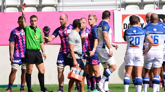 Plisson suspendu 3 semaines après son expulsion contre Castres