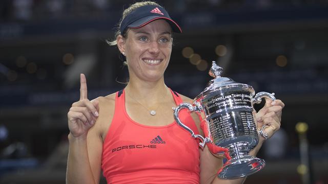 US Open champ Kerber replaces Williams at No. 1 in rankings