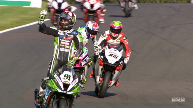 Haslam wins race 3, Mossey books Showdown place Haslam wins race 3, Mossey books Showdown place