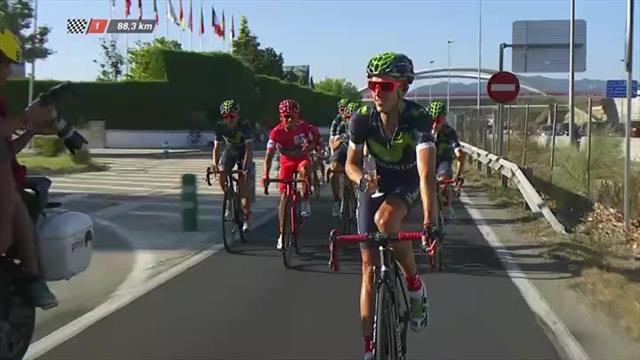 Quintana fête sa Vuelta au champagne Quintana fête sa Vuelta au champagne
