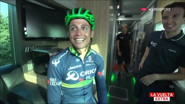 Große Emotionen bei Esteban Chavez nach Podiums-Coup Große Emotionen bei Esteban Chavez nach Podiums-Coup