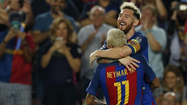 3 buts de Messi, 4 passes de Neymar : le Barça et la MSN ont régalé