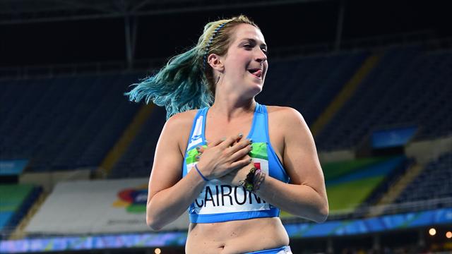 OLIMPIADI - Paralimpiadi, Martina Caironi è oro ma pian OLIMPIADI - Paralimpiadi, Martina Caironi è oro ma pian