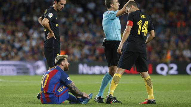 Messi ruled out for three weeks with groin injury