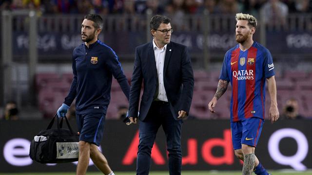 Leistenverletzung: Barca drei Wochen ohne Weltfußballer Messi - In Gladbach nicht dabei