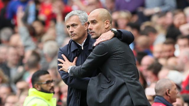 Manchester bosses Jose Mourinho and Pep Guardiola to resume rivalry in EFL Cup
