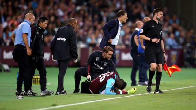 West Ham defender Arthur Masuaku ruled out for six weeks