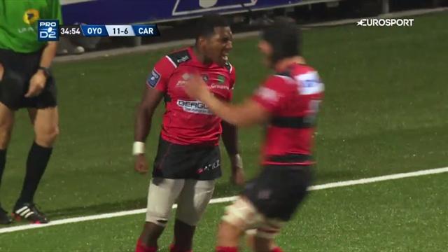 Le résumé de Oyonnax - Carcassonne en vidéo