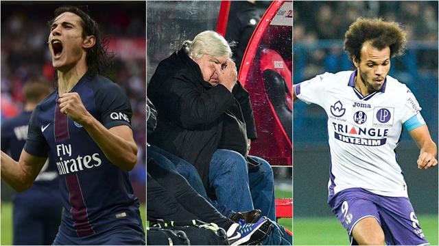 Le matador Cavani, Montpellier, les loupés de Braithwaite : Les tops et les flops de samedi