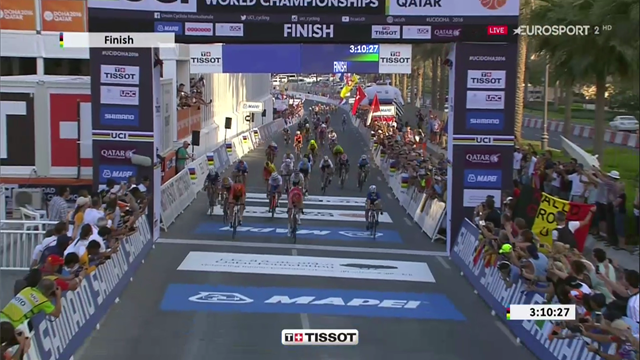 Dideriksen claims women's World Championship road race Dideriksen claims women's World Championship road race
