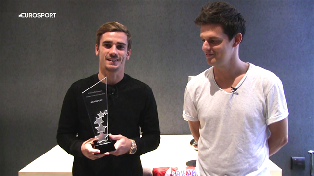 Griezmann : "Merci aux internautes d'Eurosport.fr de m'avoir élu meilleur joueur de l'Euro 2016" Griezmann : "Merci aux internautes d'Eurosport.fr de m'avoir élu meilleur joueur de l'Euro 2016"