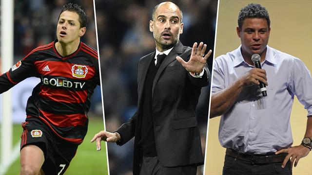Chicharito, Guardiola y Ronaldo, los nombres del día