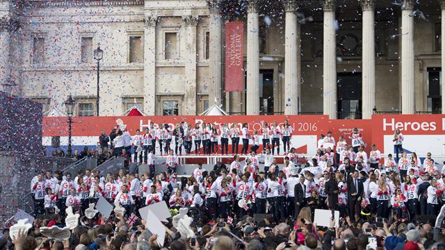 British athletes celebrate Rio Olympics success in London