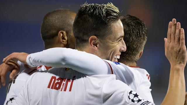 0-1. El Sevilla da un gran paso hacia los octavos de final