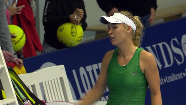 Wozniacki beats Madison Brengle Wozniacki beats Madison Brengle