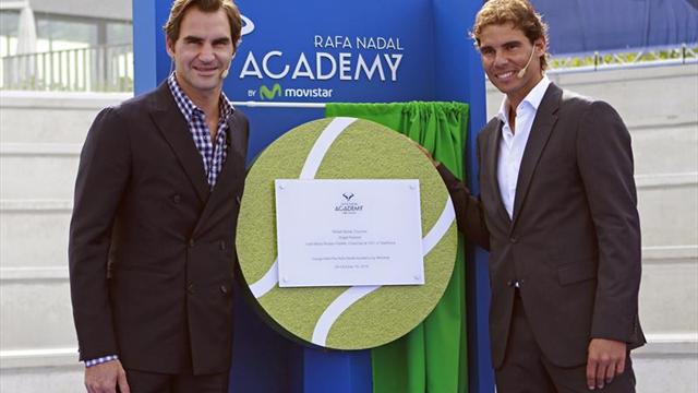Rafael Nadal inaugura junto a Federer su Academia, "un sueño hecho realidad"