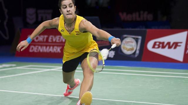 Carolina Marín dice que fue "un partido duro" porque jugó con gastroenteritis