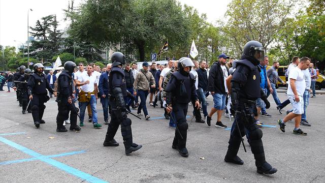 13 Legia-Fans nach Randale in Madrid festgenommen