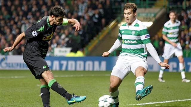 0-2. El presión del Mönchengladbach minimiza al Celtic