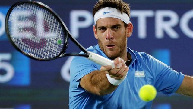 Del Potro avanza a segunda ronda; Karlovic y Zverev llegan a los cuartos