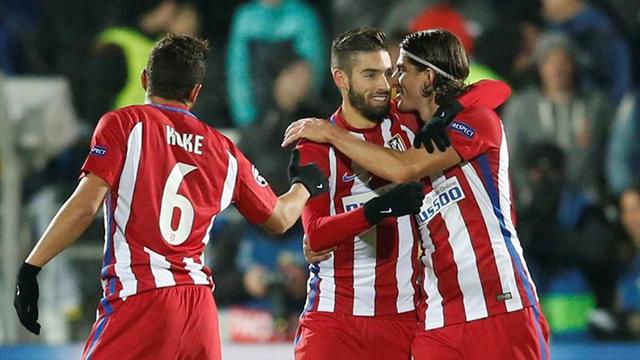 0-1. Carrasco mantiene el pleno del Atlético