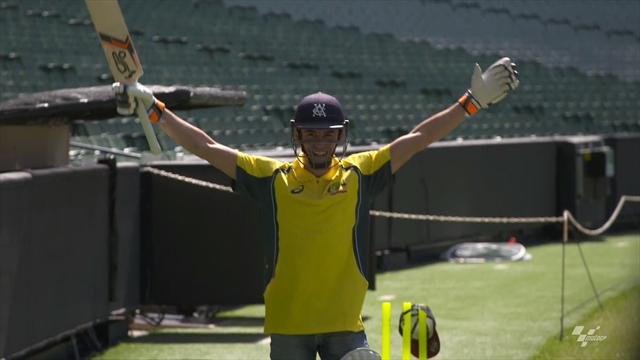 Marquez hones cricketing skills ahead of Australian GP Marquez hones cricketing skills ahead of Australian GP