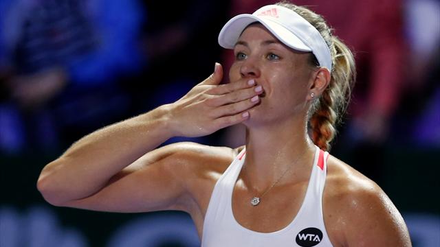 Kerber and Halep start WTA Finals on winning note