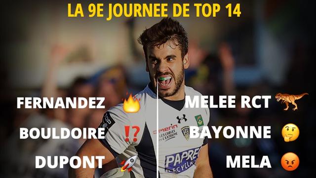 La 9e journée de Top 14 en émojis