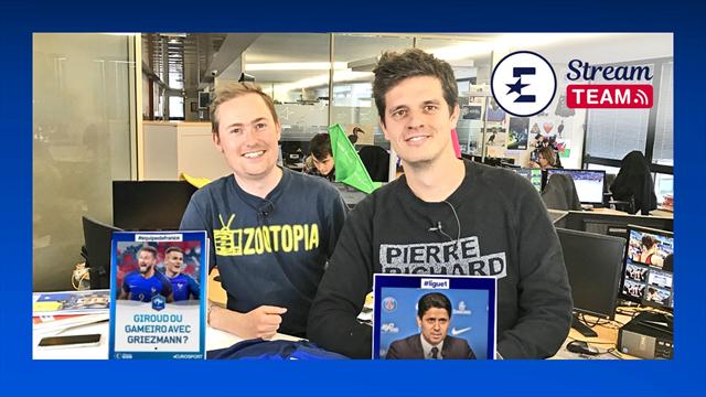 La composition des Bleus face à la Suède, le mercato du PSG : On en parle à 17h dans la Stream Team