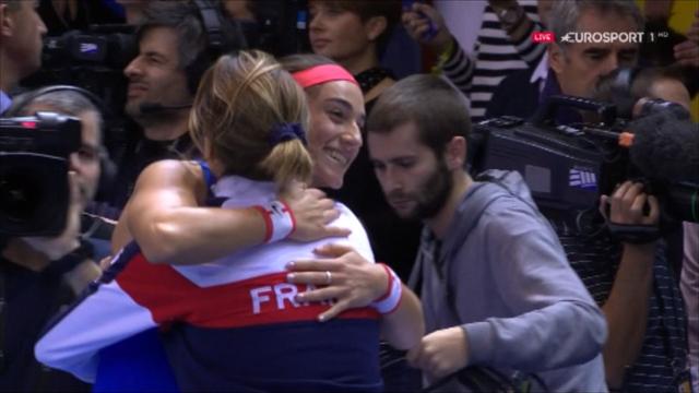 Garcia beats Pliskova to put France in control Garcia beats Pliskova to put France in control