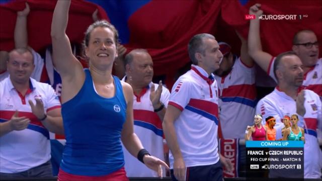 Strycova ends nerve-racking match to send final into decider Strycova ends nerve-racking match to send final into decider
