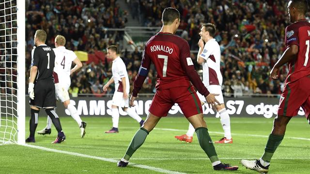 Ronaldo guide le Portugal, la Belgique dévore l’Estonie