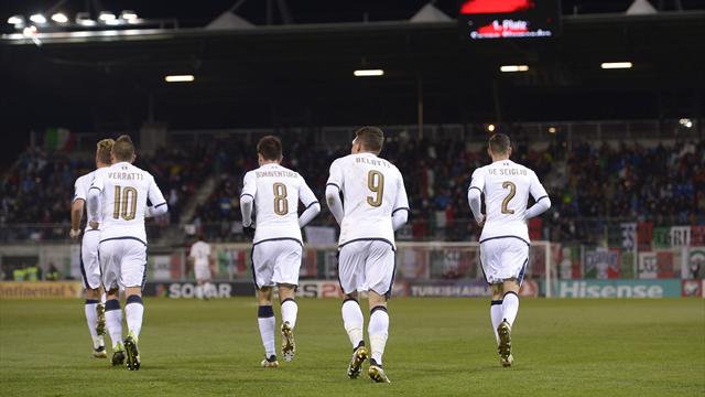 Qualificazioni Russia 2018, un' Italia bella e convincente dilaga 4-0 in Liechtenstein