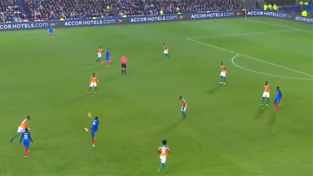 La magnifique transversale de l’extérieur de Pogba