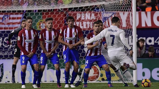 Un coup franc, un penalty et une reprise à bout portant : Ronaldo a fait la complète à l’Atlético