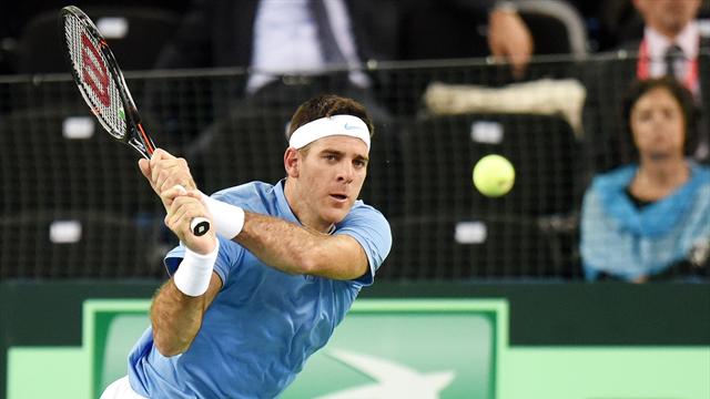 Trop costaud pour la machine à aces Karlovic, Del Potro remet l’Argentine à niveau