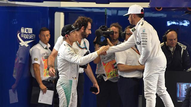 "Hochverdient": Versöhnliche Worte von Hamilton an Rosberg